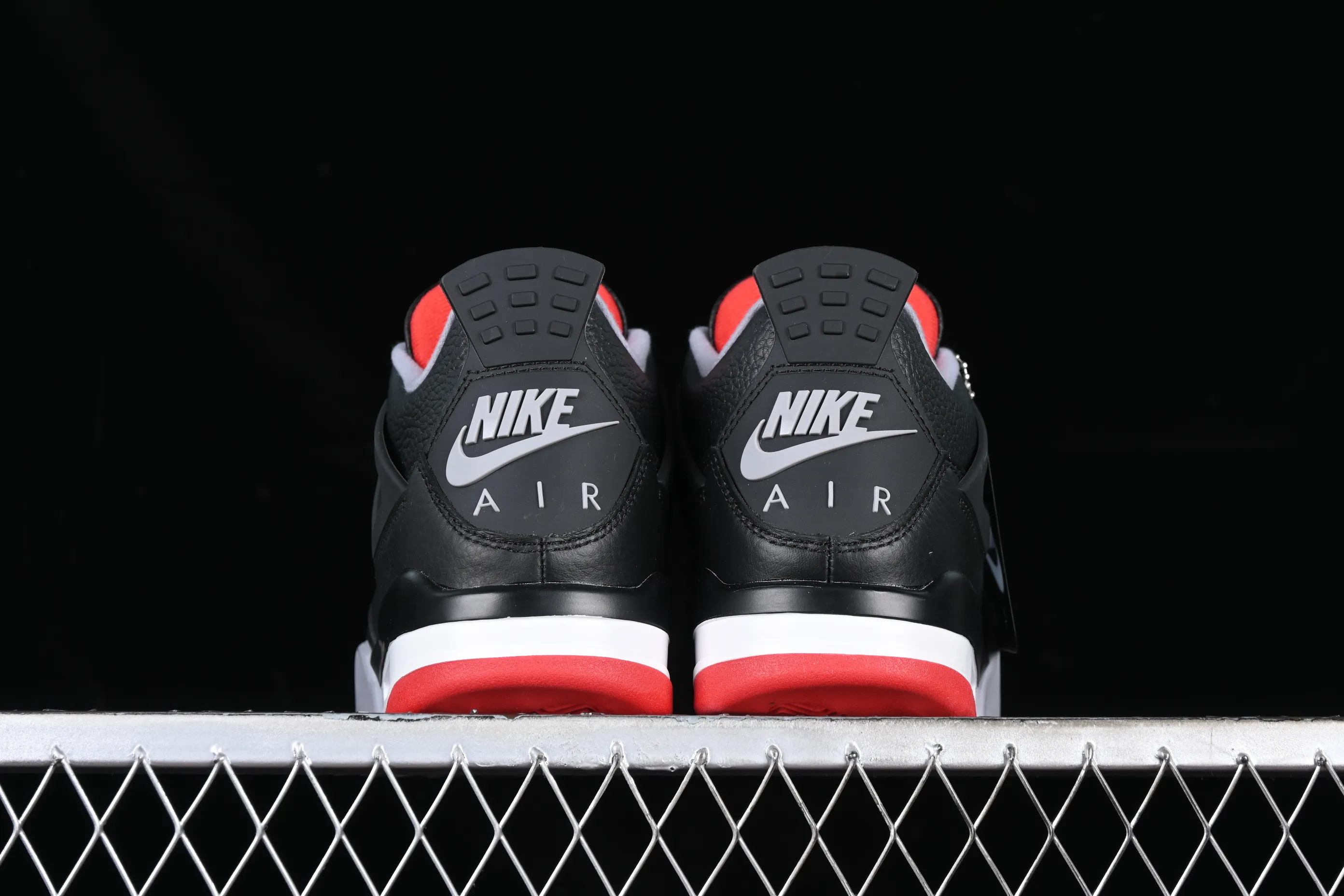 All categories Air Jordan Jordan series basketball shoes Air Jordan 4 P version Air Jordan 4 Retro "Bred Reimagined" AJ4 Joe 4 black red FV5029-006